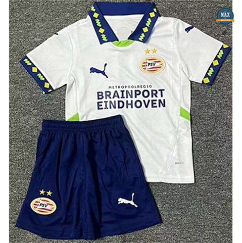 Max Maillots PSV Eindhoven Enfant Blanc 2024/25