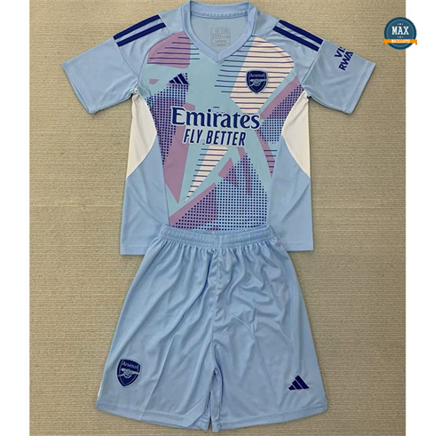 Max Maillot Arsenal Enfant Gardien De But Bleu 2024/25