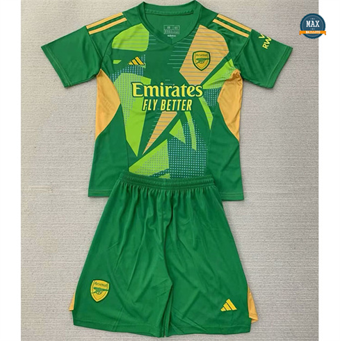 Max Maillots Arsenal Enfant Gardien De But Vert 2024/25