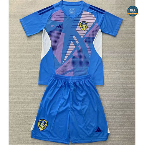 Max Maillot Leeds United Enfant Gardien De But Bleu 2024/25