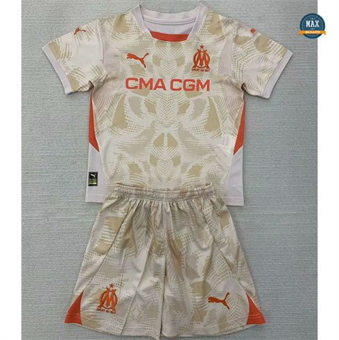 Max Maillots Olympique Marseille Enfant Gardien De But Jaune 2024/25