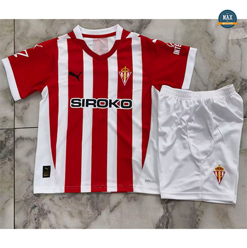 Max Maillots Sporting Gijon Enfant Domicile 2024/25