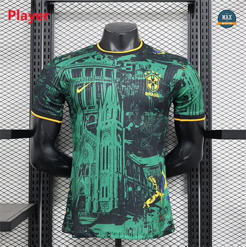 Max Maillot Player Version 2024/25 Brésil Spéciale Vert