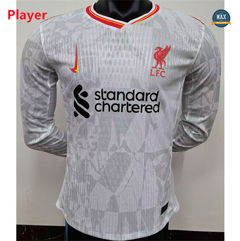 Max Maillots Player Version 2024/25 Liverpool Third Manche Longue