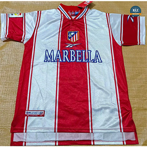 Max Maillot Retro 1999-00 Atletico Madrid Domicile