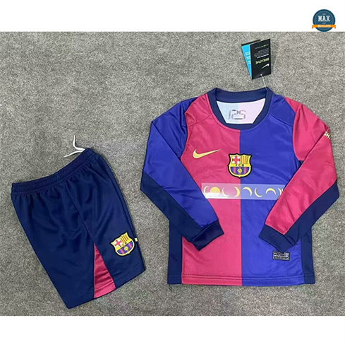 Prix Max Maillot Barcelone Enfant Domicile Manche Longue 2024/25