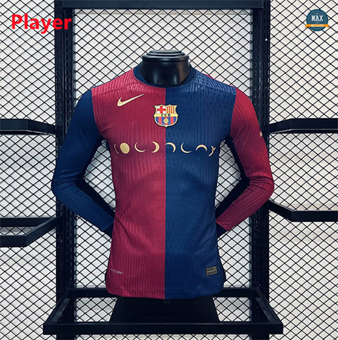 Vente Max Maillot Barcelone Player Domicile Spéciale Manche Longue 2024/25