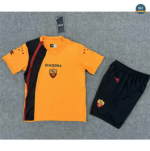 Mode‎ Max Maillots Retro 2005-06 AS Roma Enfant Domicile