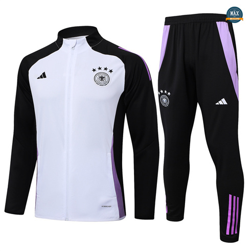 Nouveau Max Veste Survetement Allemagne 2024/25 Blanc