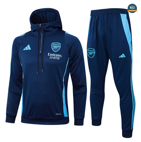 Prix Max Survetement Sweatshirt à capuche Arsenal 2024/25 Bleu marine