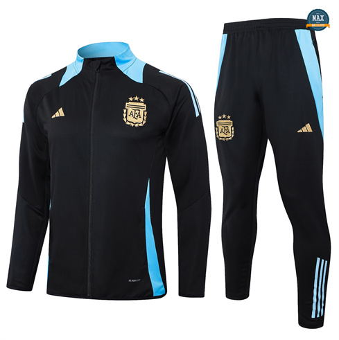 Vendre Max Veste Survetement Enfant Argentine 2024/25 noir