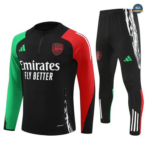 Soldes Max Survetement Enfant Arsenal 2024/25 noir