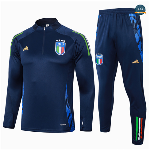 Grossiste Max Survetement Enfant Italie 2024/25 Bleu marine