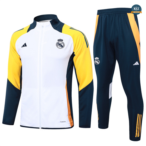 Vendre Max Veste Survetement Enfant Real Madrid 2024/25 Blanc