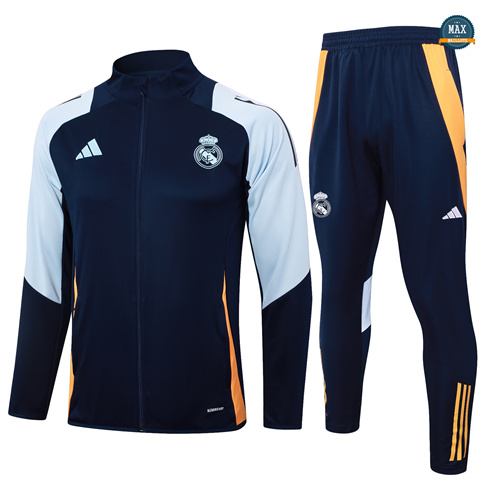 Prix Max Veste Survetement Enfant Real Madrid 2024/25 Bleu marine