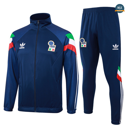 Acheter Max Veste Survetement Italie 2024/25 Bleu marine