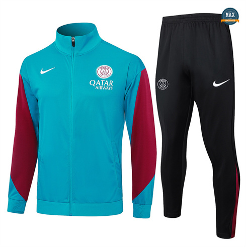 Achat Max Veste Survetement Paris Paris Saint Germain 2024/25 Bleu