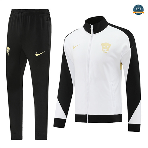 Nouveau Max Veste Survetement Pumas 2024/25 Blanc