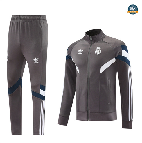 Mode‎ Max Veste Survetement Real Madrid 2024/25 Gris