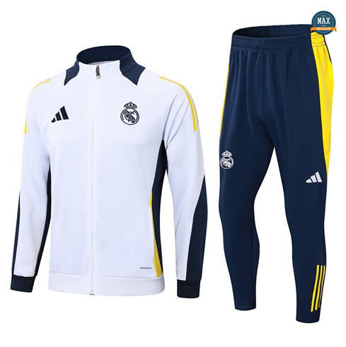 Achetez Max Veste Survetement Real Madrid 2024/25 Blanc