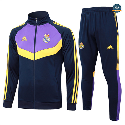 Achetés Max Veste Survetement Real Madrid 2024/25 Bleu marine