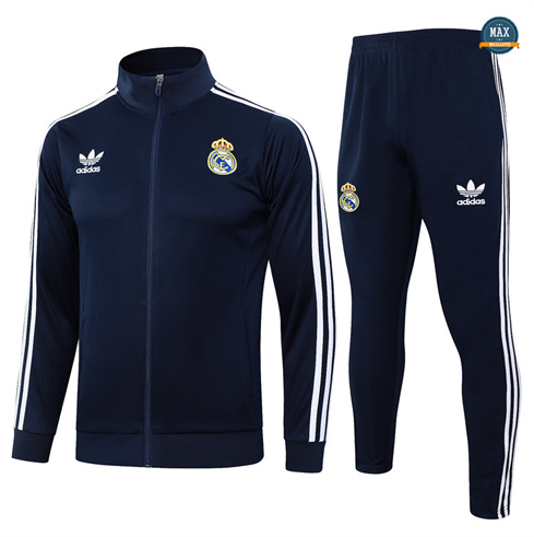 Vendre Max Veste Survetement Real Madrid 2024/25 bleu marine