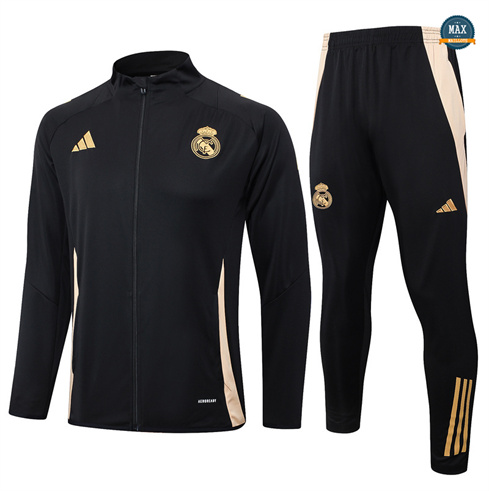 Achat Max Veste Survetement Real Madrid 2024/25 noir