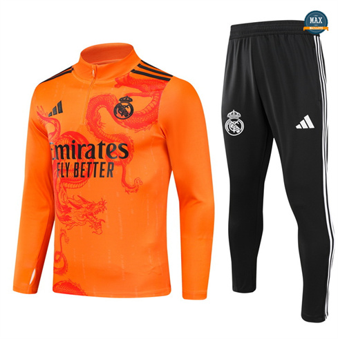 Nouveau Max Survetement Spéciale Real Madrid 2024/25 Orange