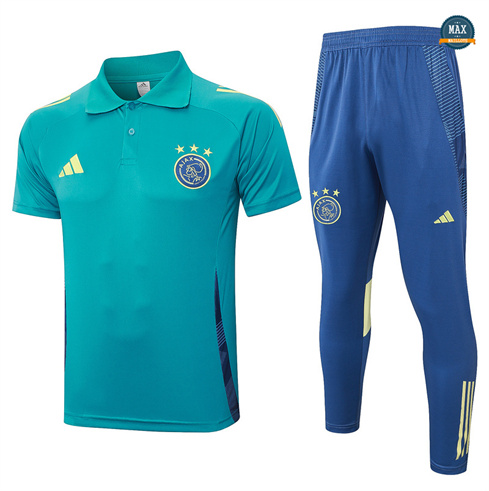 Grossiste Max Maillot Training Polo Ajax 2024/25 Bleu