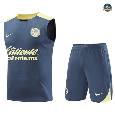 Grossiste Max Maillot Training América Ensemble Short Débardeur 2024/25 Gris