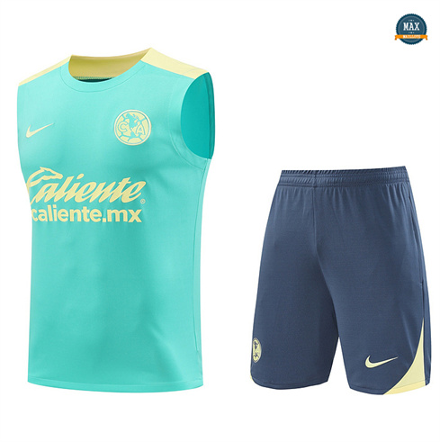 Soldes Max Maillots Training América Ensemble Short Débardeur 2024/25 Bleu