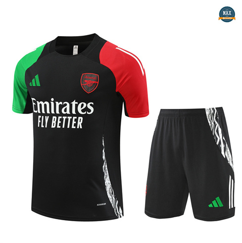 Acheter Max Maillot Training Arsenal Enfant + Short 2024/25 noir