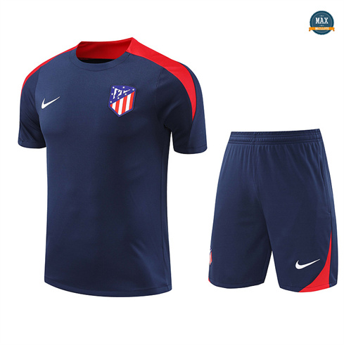 Acheter Max Maillot Training Atletico Madrid + Short 2024/25 Bleu marine