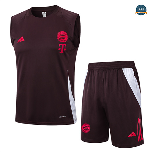 Prix Max Maillot Training Bayern Munich Ensemble Short Débardeur 2024/25 brun