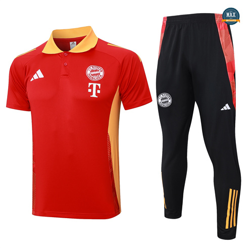 Achat Max Maillots Training Polo Bayern Munich 2024/25 rouge