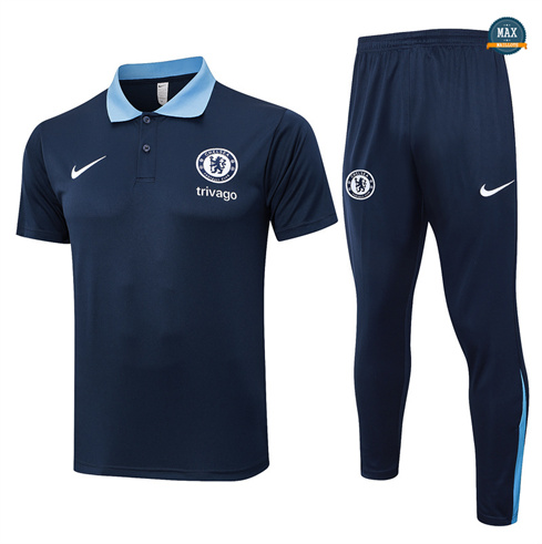 Acheter Max Maillot Training Polo Chelsea 2024/25 Bleu marine