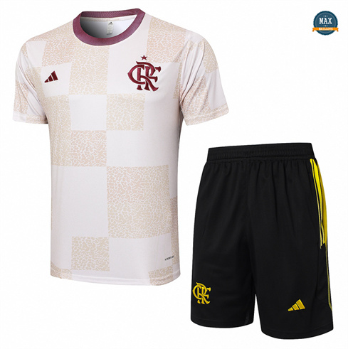 Mode‎ Max Maillots Training Flamengo + Short 2024/25 Blanc