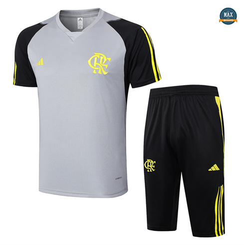 Prix Max Maillot Training Flamengo + Short 2024/25 gris clair