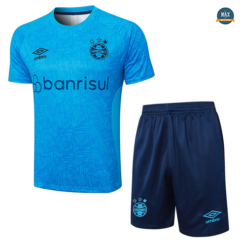 Vente Max Maillot Training Gremio + Short 2024/25 Bleu