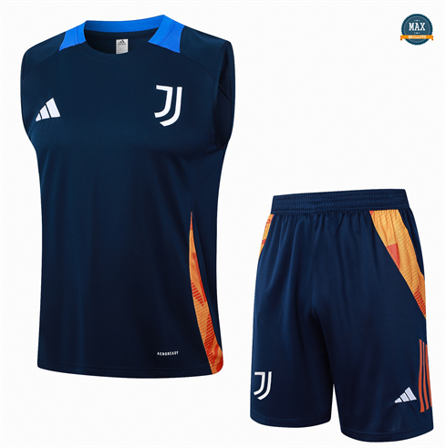 Achetés Max Maillot Training Juventus Ensemble Short Débardeur 2024/25 Bleu