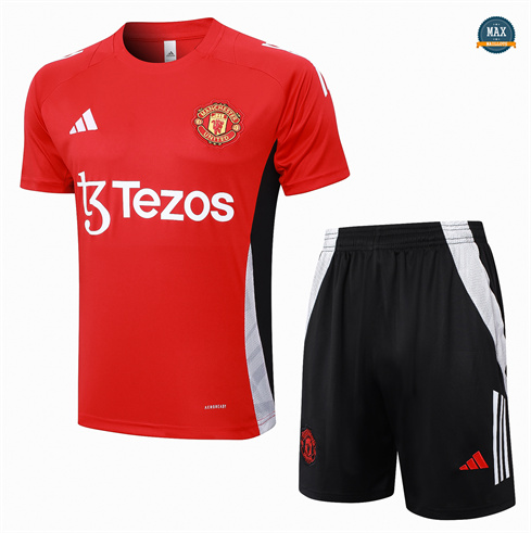 Choix Max Maillots Training Manchester United + Short 2024/25 rouge