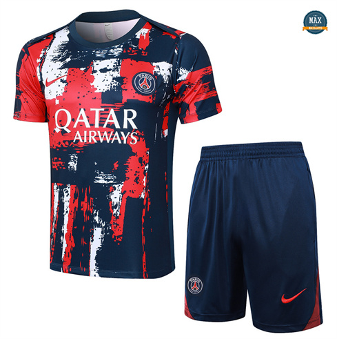 Achetez Max Maillots Training Paris Paris Saint Germain + Short 2024/25 Bleu