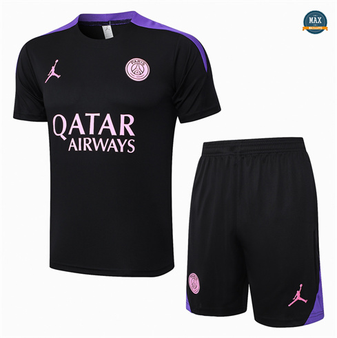 Grossiste Max Maillot Training Paris Paris Saint Germain + Short 2024/25 noir