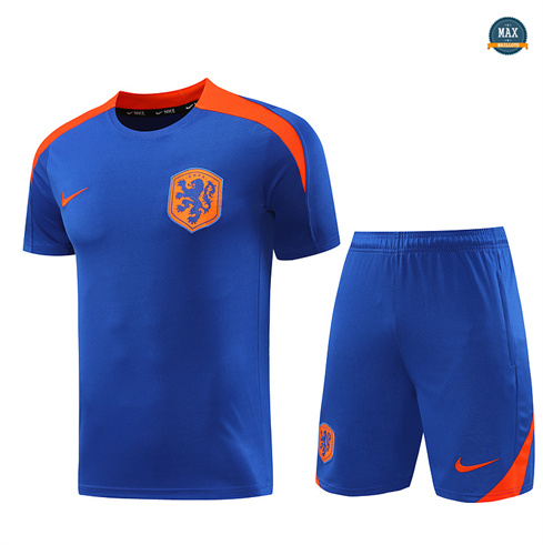 Vente Max Maillot Training Pays-Bas + Short 2024/25 Bleu