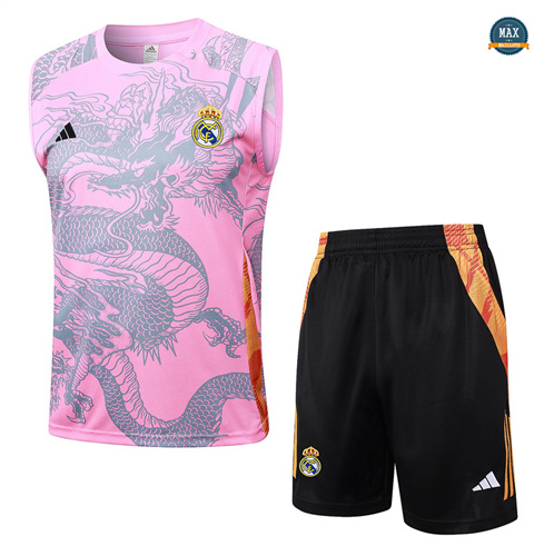 Achetés Max Maillot Training Real Madrid Ensemble Short Débardeur 2024/25 rose