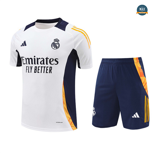 Achetés Max Maillot Training + Short Real Madrid 2024/25 Blanc