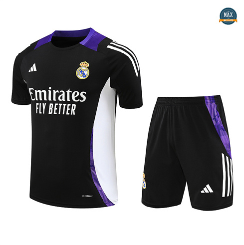 Prix Max Maillot Training Real Madrid + Short 2024/25 noir