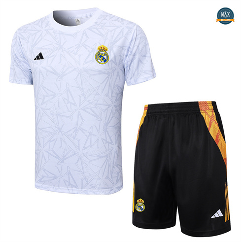 Achetés Max Maillot Training Real Madrid + Short 2024/25 Blanc