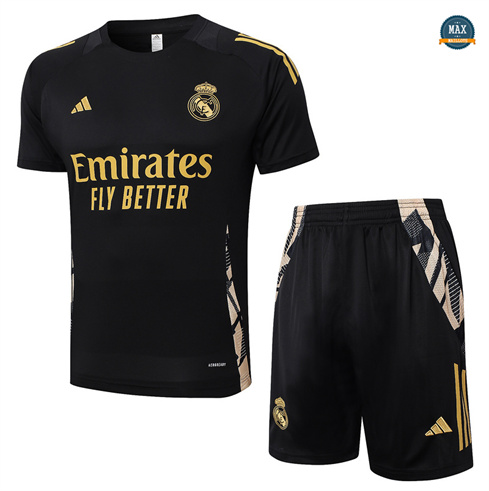 Choix Max Maillots Training Real Madrid + Short 2024/25 noir