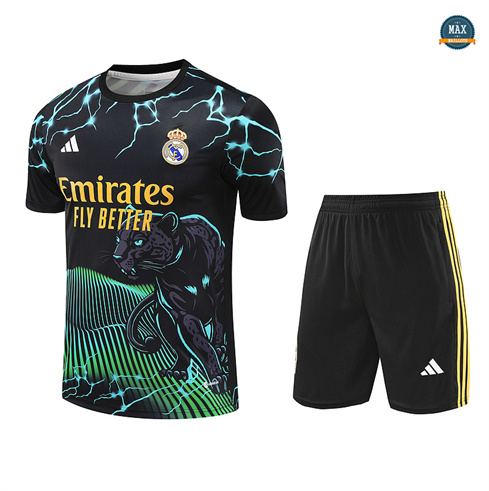 Nouveau Max Maillots Training Real Madrid + Short 2024/25 noir